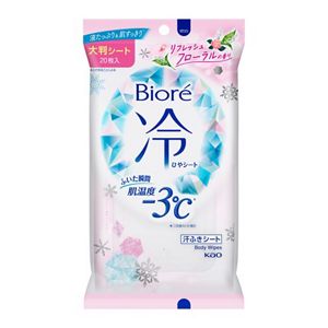 ビオレ　冷シート　リフレッシュフローラルの香り　２０枚